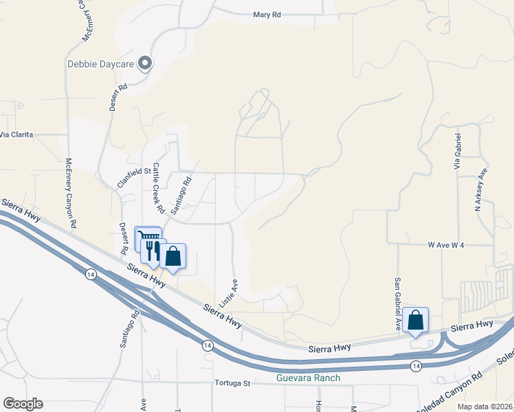 map of restaurants, bars, coffee shops, grocery stores, and more near 33660 White Feather Road in Acton