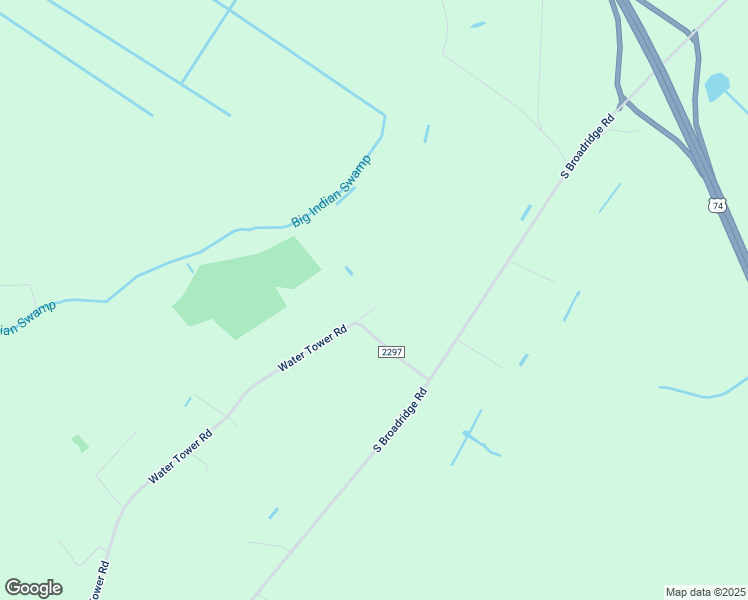 map of restaurants, bars, coffee shops, grocery stores, and more near 226 Water Tower Road in Orrum