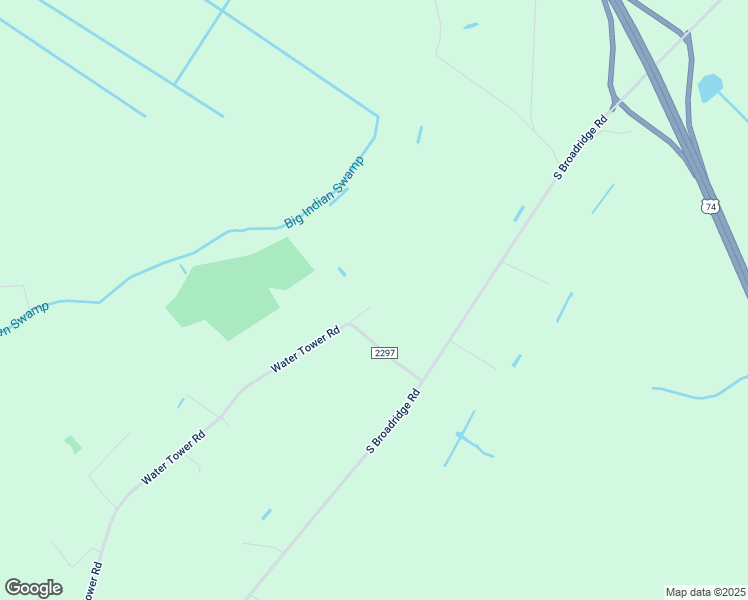 map of restaurants, bars, coffee shops, grocery stores, and more near 226 Water Tower Road in Orrum
