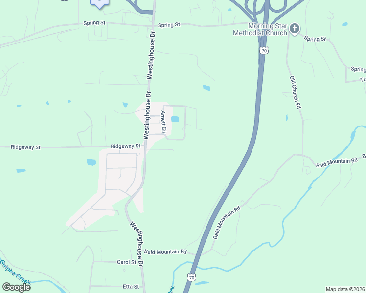 map of restaurants, bars, coffee shops, grocery stores, and more near 305 Arnett Circle in Hot Springs
