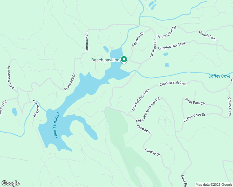 map of restaurants, bars, coffee shops, grocery stores, and more near 528 Tamarack Drive in Jasper