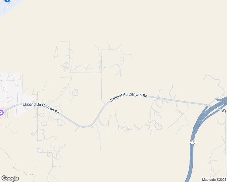 map of restaurants, bars, coffee shops, grocery stores, and more near 9333 Escondido Canyon Road in Agua Dulce