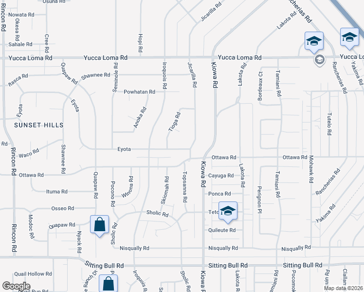 map of restaurants, bars, coffee shops, grocery stores, and more near 20812 Eyota in Apple Valley