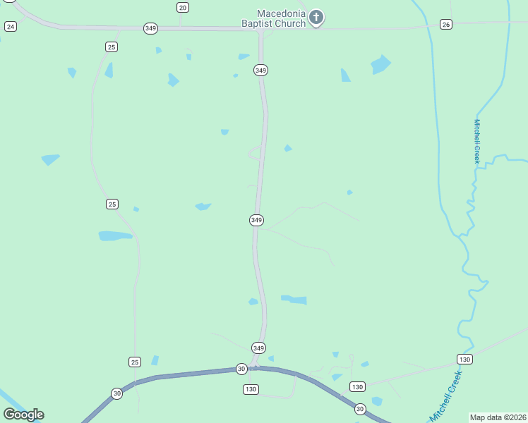 map of restaurants, bars, coffee shops, grocery stores, and more near 1052 Mississippi 349 in Myrtle