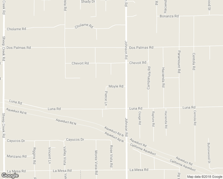 map of restaurants, bars, coffee shops, grocery stores, and more near 13429 Pierce Lane in Phelan