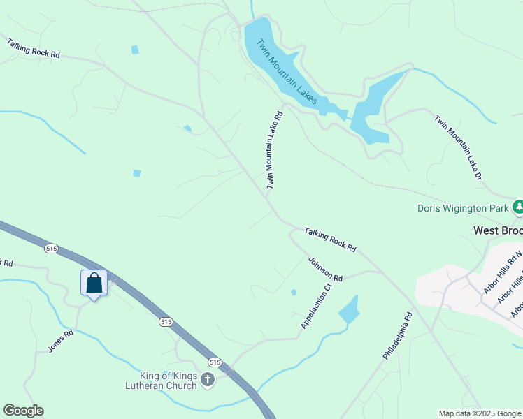 map of restaurants, bars, coffee shops, grocery stores, and more near 2 Dottie Lane in Pickens County