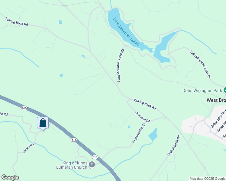map of restaurants, bars, coffee shops, grocery stores, and more near 4 Dottie Lane in Pickens County