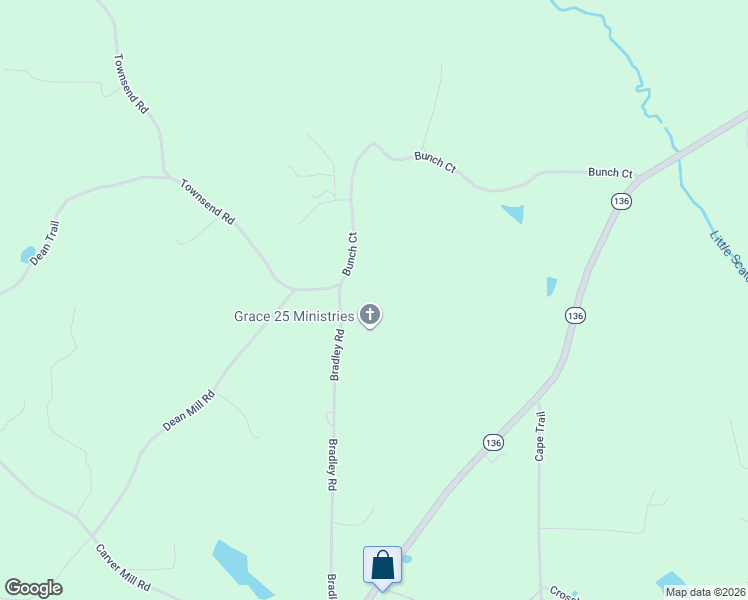 map of restaurants, bars, coffee shops, grocery stores, and more near 1057 Bunch Court in Talking Rock