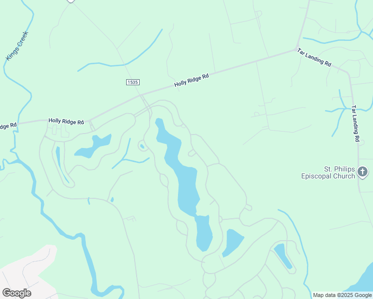 map of restaurants, bars, coffee shops, grocery stores, and more near 402 Pearl Button Way in Holly Ridge