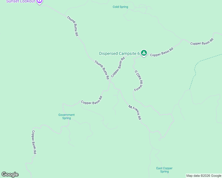 map of restaurants, bars, coffee shops, grocery stores, and more near 4701 Copper Basin Road in Prescott