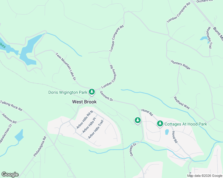 map of restaurants, bars, coffee shops, grocery stores, and more near 710 Lumber Company Road in Talking Rock