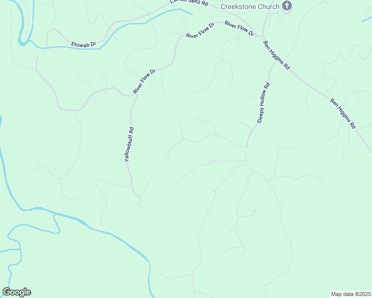 map of restaurants, bars, coffee shops, grocery stores, and more near 15 Baker Street in Dahlonega
