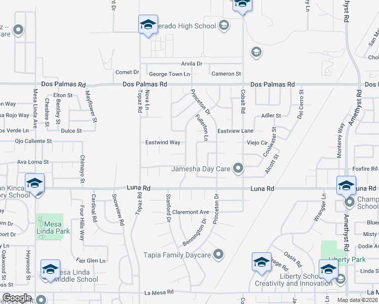 map of restaurants, bars, coffee shops, grocery stores, and more near 13097 Mill Pond Court in Victorville
