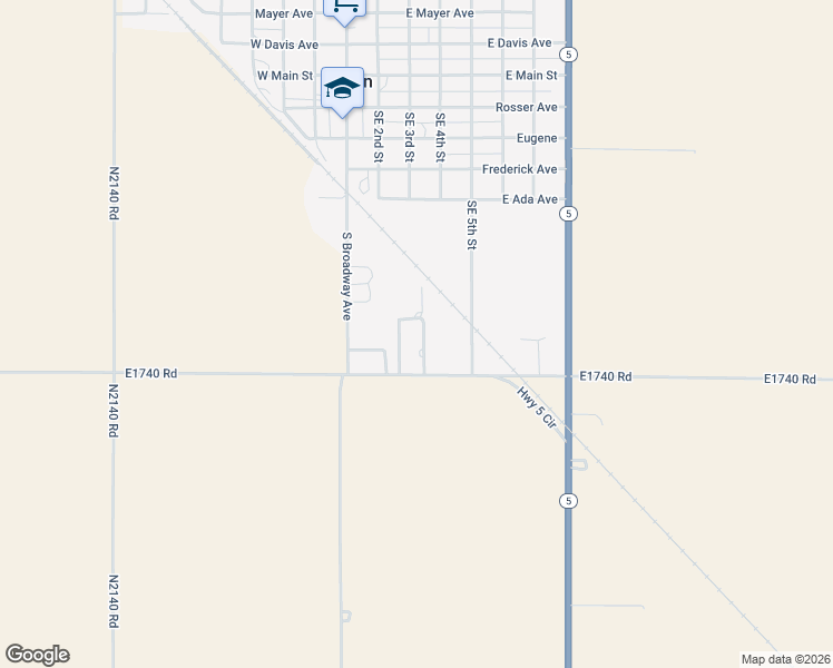 map of restaurants, bars, coffee shops, grocery stores, and more near 114 Mary Kay Drive in Tipton