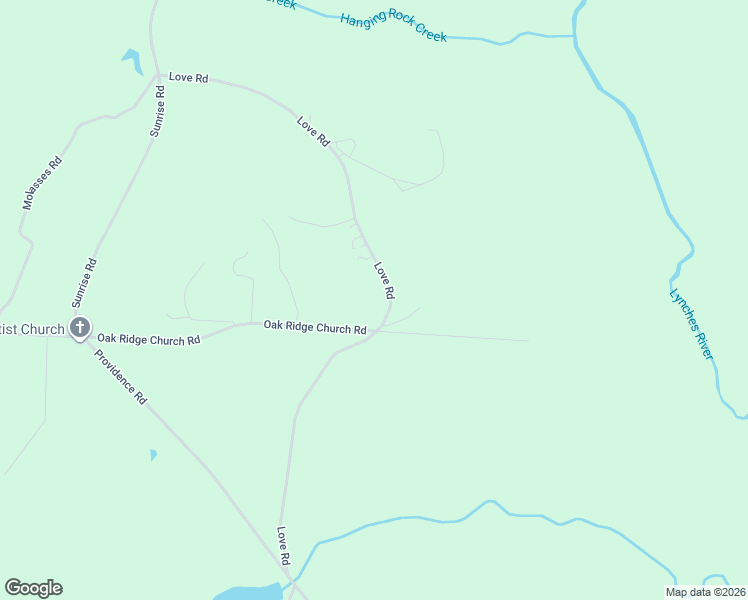 map of restaurants, bars, coffee shops, grocery stores, and more near 3577 Love Road in Kershaw