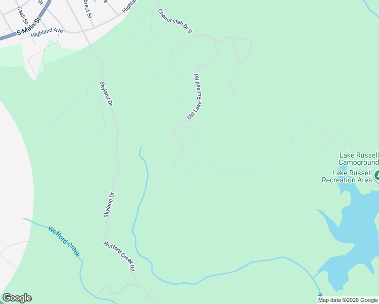 map of restaurants, bars, coffee shops, grocery stores, and more near 173 Sourwood Lane in Cornelia