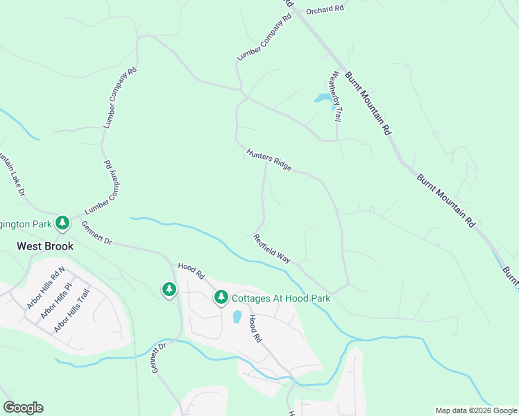 map of restaurants, bars, coffee shops, grocery stores, and more near 190 Redfield Way in Big Canoe