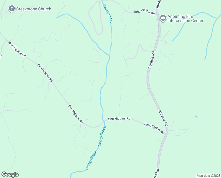 map of restaurants, bars, coffee shops, grocery stores, and more near 318 Bearslide Hollow in Dahlonega