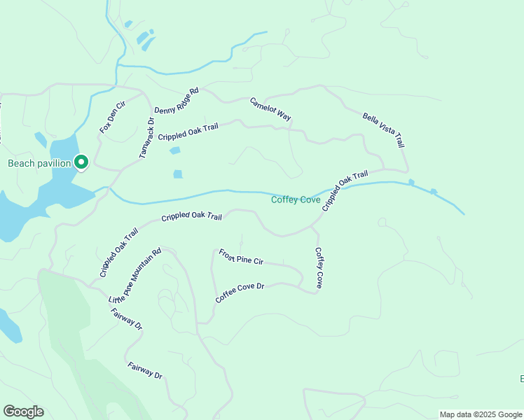 map of restaurants, bars, coffee shops, grocery stores, and more near 3118 Crippled Oak Trail in Big Canoe
