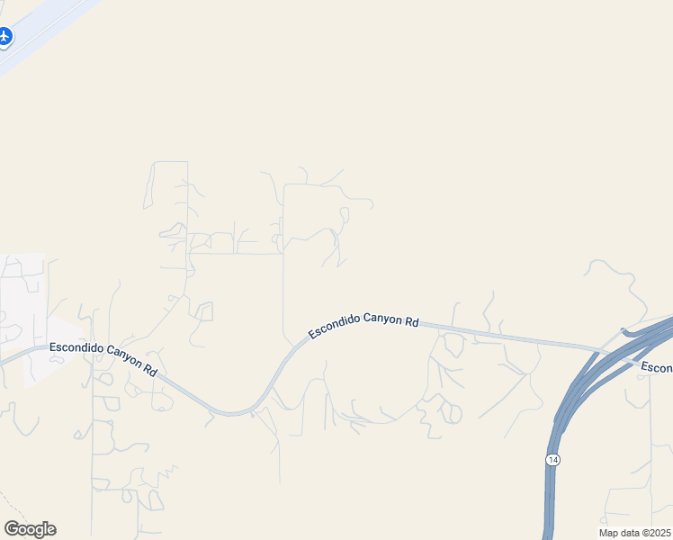 map of restaurants, bars, coffee shops, grocery stores, and more near 33630 Shallow Creek Road in Agua Dulce