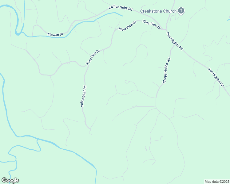 map of restaurants, bars, coffee shops, grocery stores, and more near 15 Baker Street in Dahlonega