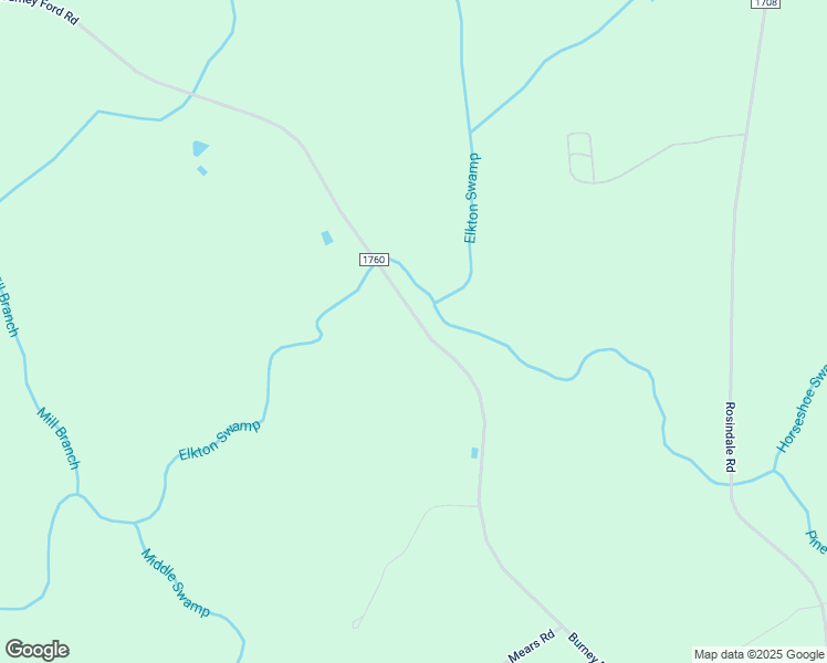 map of restaurants, bars, coffee shops, grocery stores, and more near 5316 Burney Ford Road in Clarkton