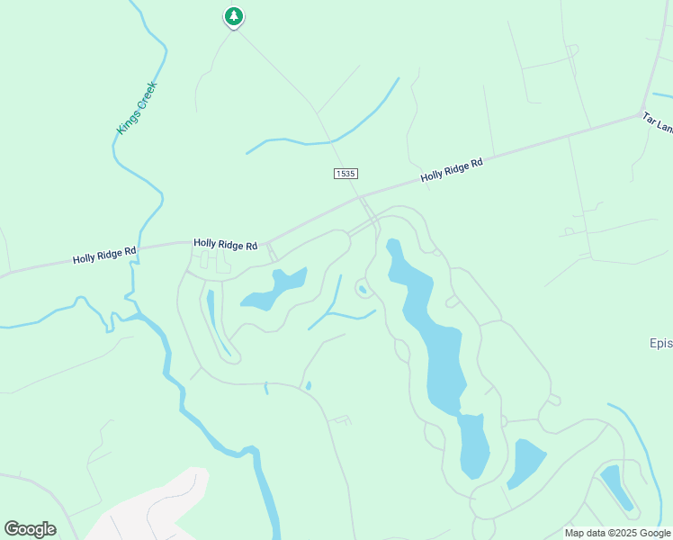 map of restaurants, bars, coffee shops, grocery stores, and more near 215 Twining Rose Lane in Holly Ridge