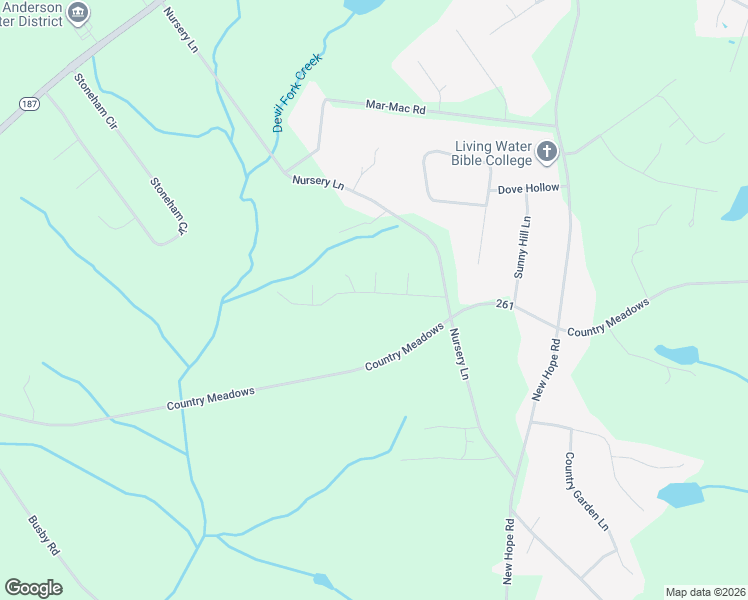 map of restaurants, bars, coffee shops, grocery stores, and more near 1021 Windmill Trail in Anderson