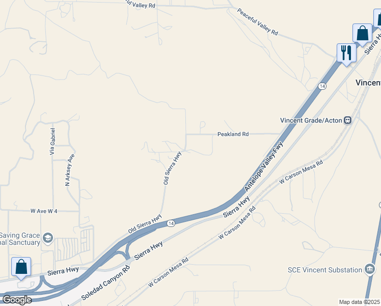 map of restaurants, bars, coffee shops, grocery stores, and more near 720 Berncastle Road in Acton