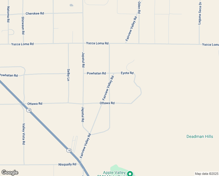 map of restaurants, bars, coffee shops, grocery stores, and more near Mustang Avenue in San Bernardino County