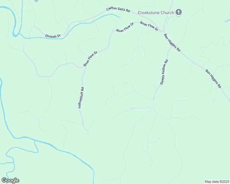 map of restaurants, bars, coffee shops, grocery stores, and more near 350 Brookwoods Lane in Dahlonega