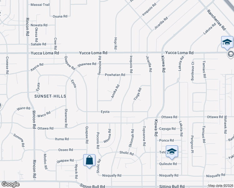 map of restaurants, bars, coffee shops, grocery stores, and more near 13447 Anoka Road in Apple Valley