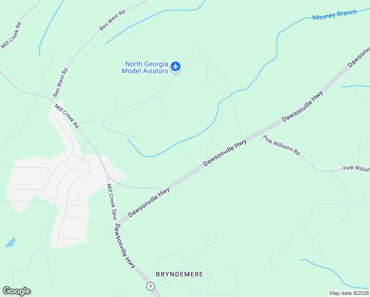 map of restaurants, bars, coffee shops, grocery stores, and more near 6374 Dawsonville Highway in Dahlonega