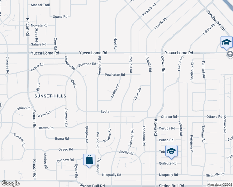 map of restaurants, bars, coffee shops, grocery stores, and more near 13447 Anoka Road in Apple Valley