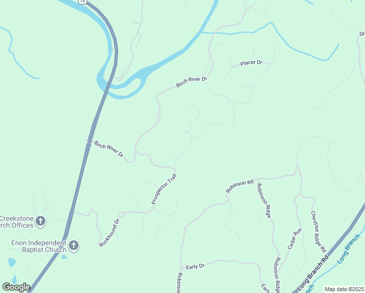 map of restaurants, bars, coffee shops, grocery stores, and more near 175 Prospector Ridge in Dahlonega