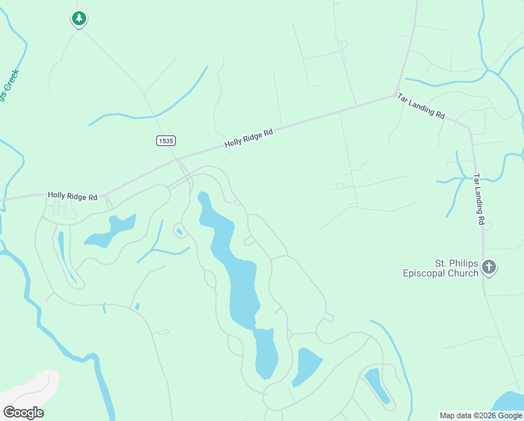 map of restaurants, bars, coffee shops, grocery stores, and more near 313 Lightning Bug Lane in Holly Ridge