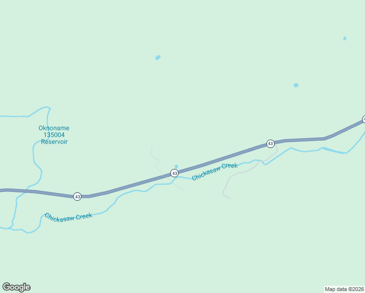 map of restaurants, bars, coffee shops, grocery stores, and more near 13601 State Highway 43 in Stringtown
