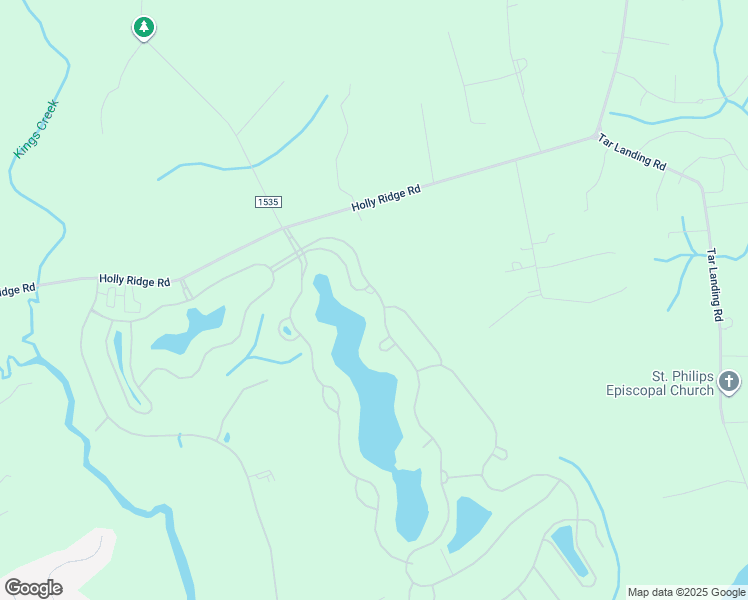 map of restaurants, bars, coffee shops, grocery stores, and more near 144 Spicer Lake Drive in Holly Ridge