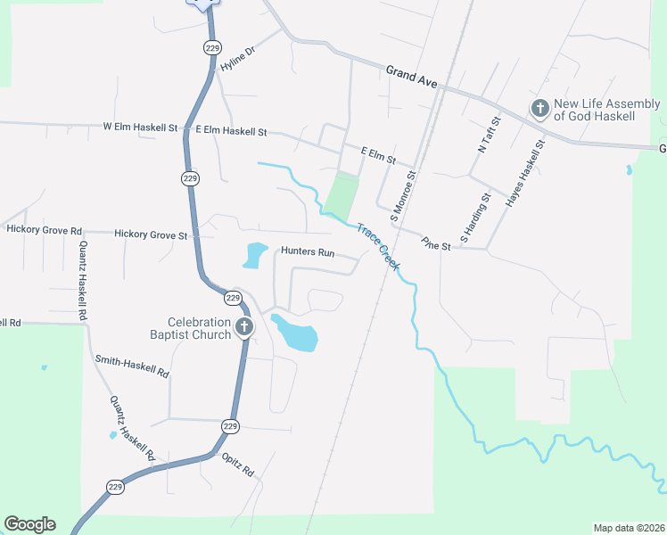 map of restaurants, bars, coffee shops, grocery stores, and more near 331 Gathering House Drive in Benton
