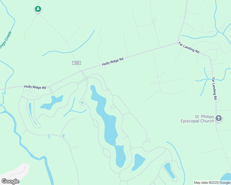 map of restaurants, bars, coffee shops, grocery stores, and more near 303 Lightning Bug Lane in Holly Ridge