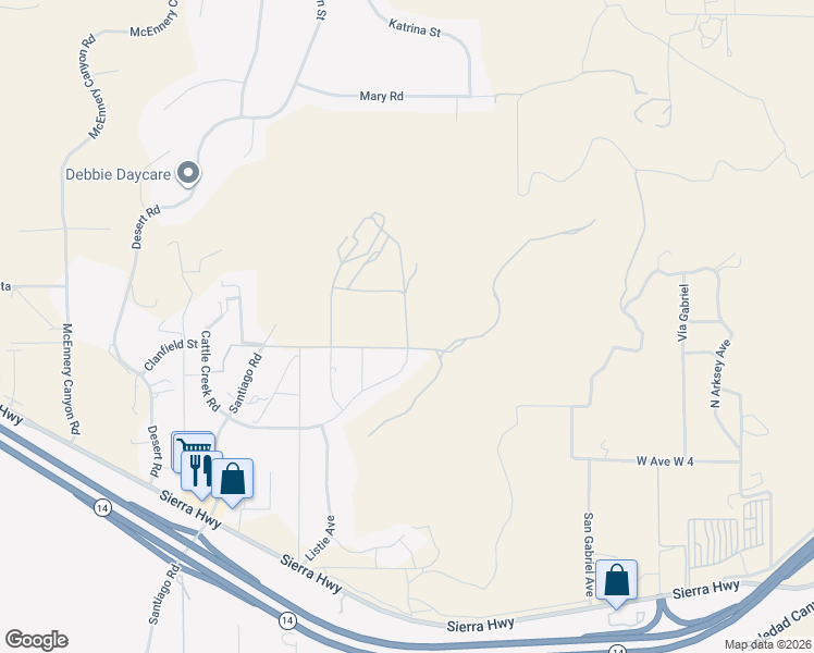 map of restaurants, bars, coffee shops, grocery stores, and more near White Feather Road in Acton