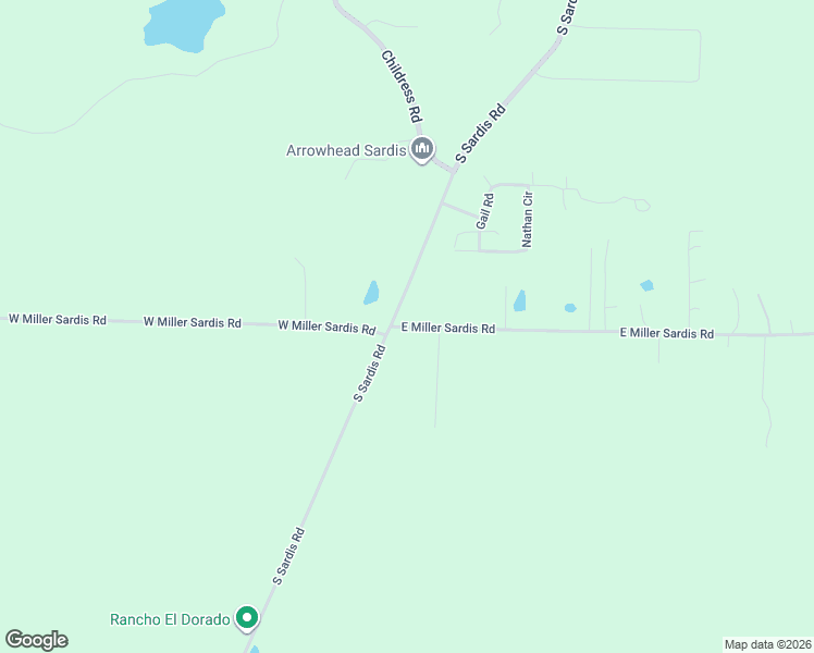 map of restaurants, bars, coffee shops, grocery stores, and more near 27882 South Sardis Road in Bauxite