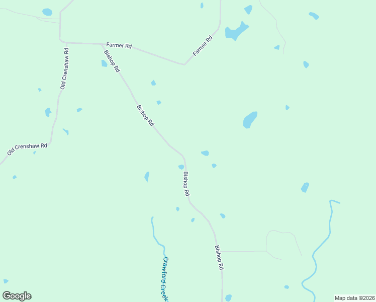 map of restaurants, bars, coffee shops, grocery stores, and more near 1441 Bishop Road in Crenshaw