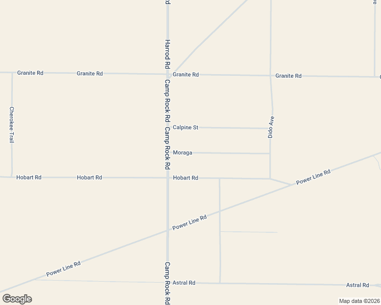 map of restaurants, bars, coffee shops, grocery stores, and more near 36987 Moraga in Lucerne Valley