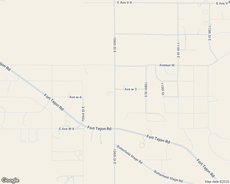 map of restaurants, bars, coffee shops, grocery stores, and more near 106th Street East in Los Angeles County