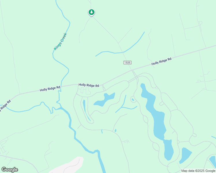 map of restaurants, bars, coffee shops, grocery stores, and more near 163 Twining Rose Lane in Holly Ridge
