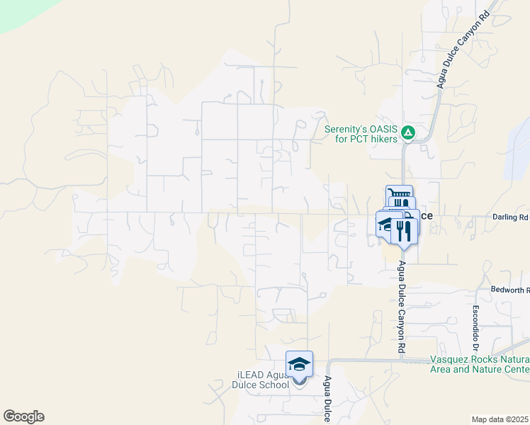 map of restaurants, bars, coffee shops, grocery stores, and more near 28822 Bouquet Canyon Road in Santa Clarita