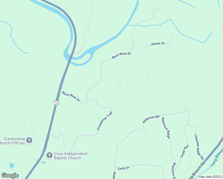 map of restaurants, bars, coffee shops, grocery stores, and more near 270 Prospector Ridge in Dahlonega