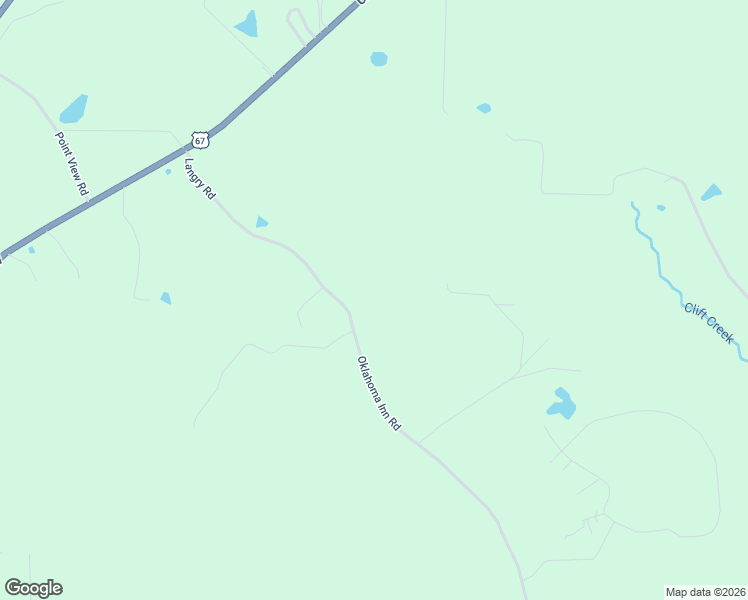map of restaurants, bars, coffee shops, grocery stores, and more near 3246 Oklahoma Inn Road in Benton
