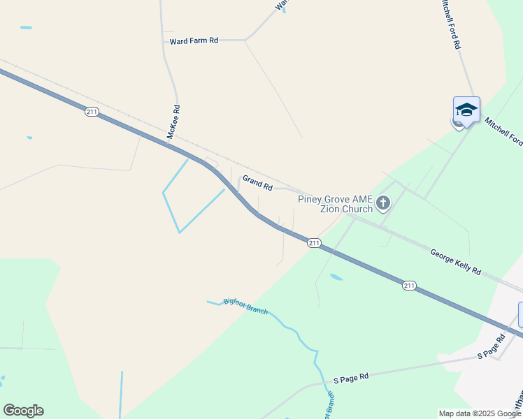 map of restaurants, bars, coffee shops, grocery stores, and more near 1460 West Seaboard Street in Bladenboro